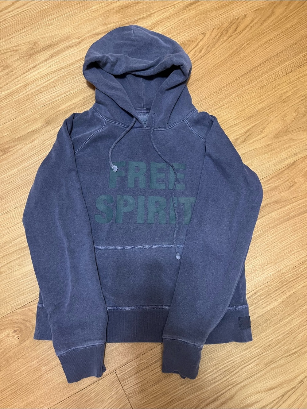 Free Spirit A&E Navy Blue Hooded Sweatshirt Women’s S